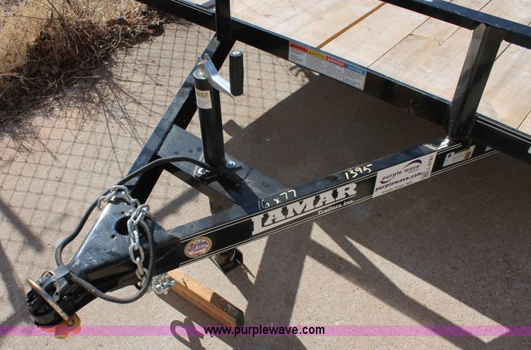 image for item L6781 2016 Lamar equipment trailer