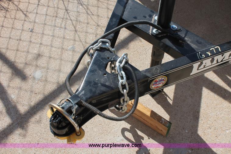 image for item L6781 2016 Lamar equipment trailer
