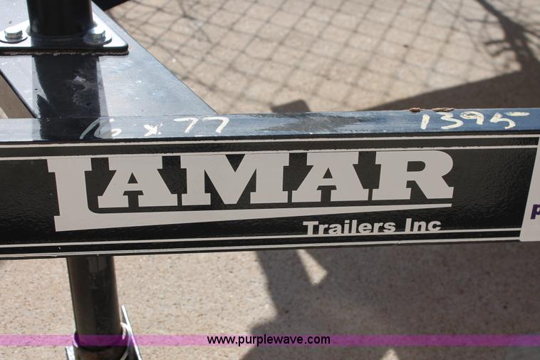image for item L6781 2016 Lamar equipment trailer