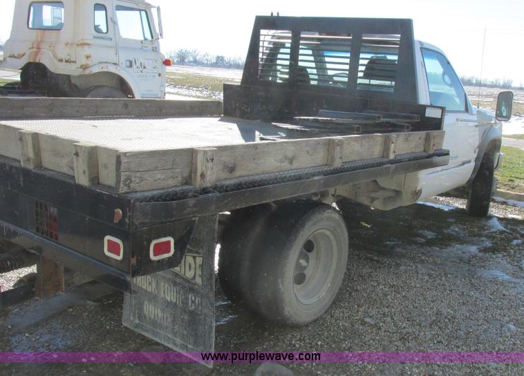 image for item L7005 1998 Chevrolet 3500 flatbed pickup truck