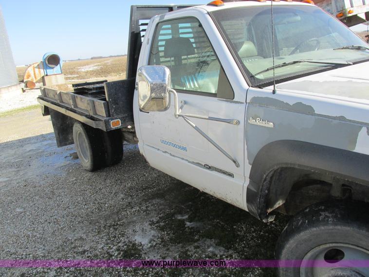 image for item L7005 1998 Chevrolet 3500 flatbed pickup truck