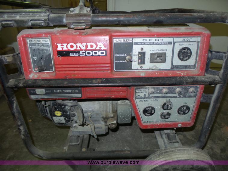 image for item L7028 Honda EB5000 generator
