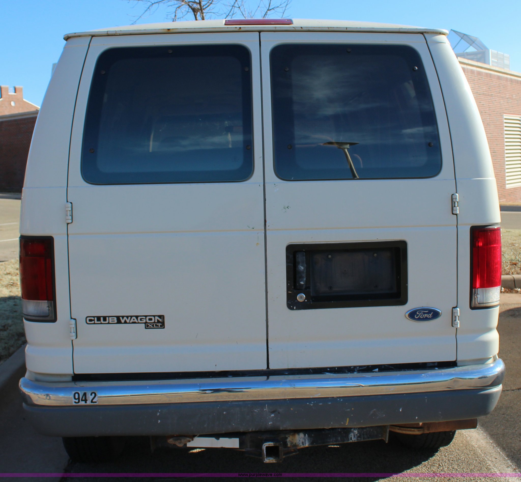 1997 Ford Club Wagon XLT van in Stillwater, OK Item J7624 sold