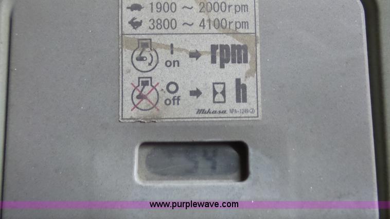 image for item BF9163 Multiquip Mikasa MTX-70 rammer