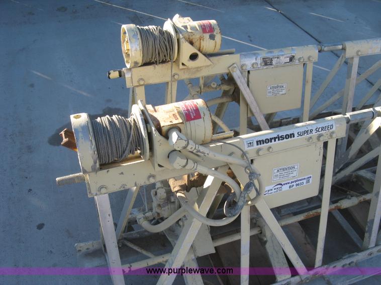 image for item BP9633 Morrison Super screeds