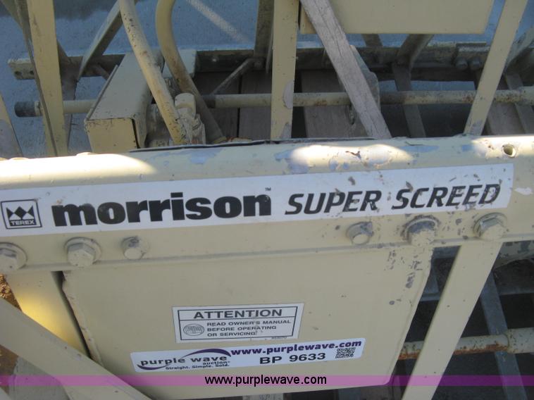 image for item BP9633 Morrison Super screeds