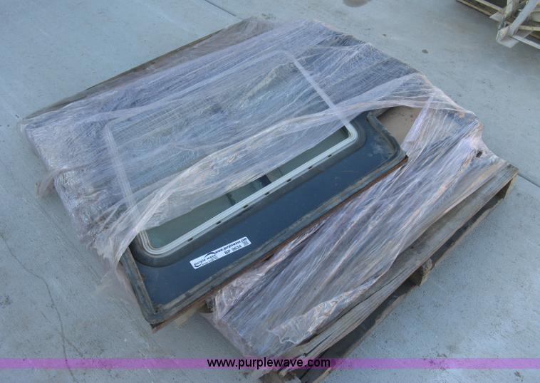 image for item BP9634 (2) Case 1845 skid steer side glass panels