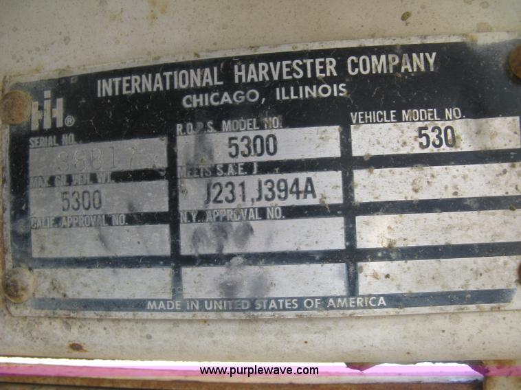 image for item J2933 International 530 wheel loader