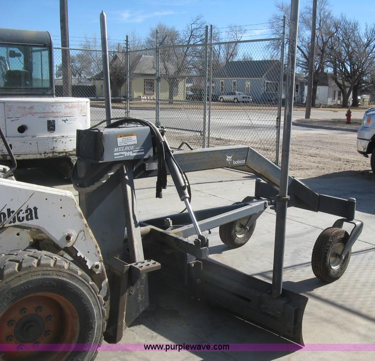 Bobcat skid steer grader attachment in Larned, KS Item J2934 sold