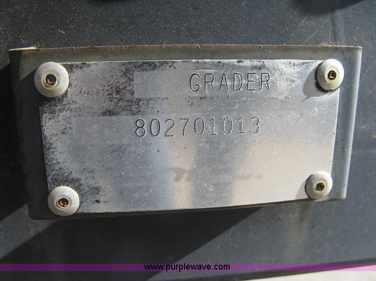 image for item J2934 Bobcat skid steer grader attachment