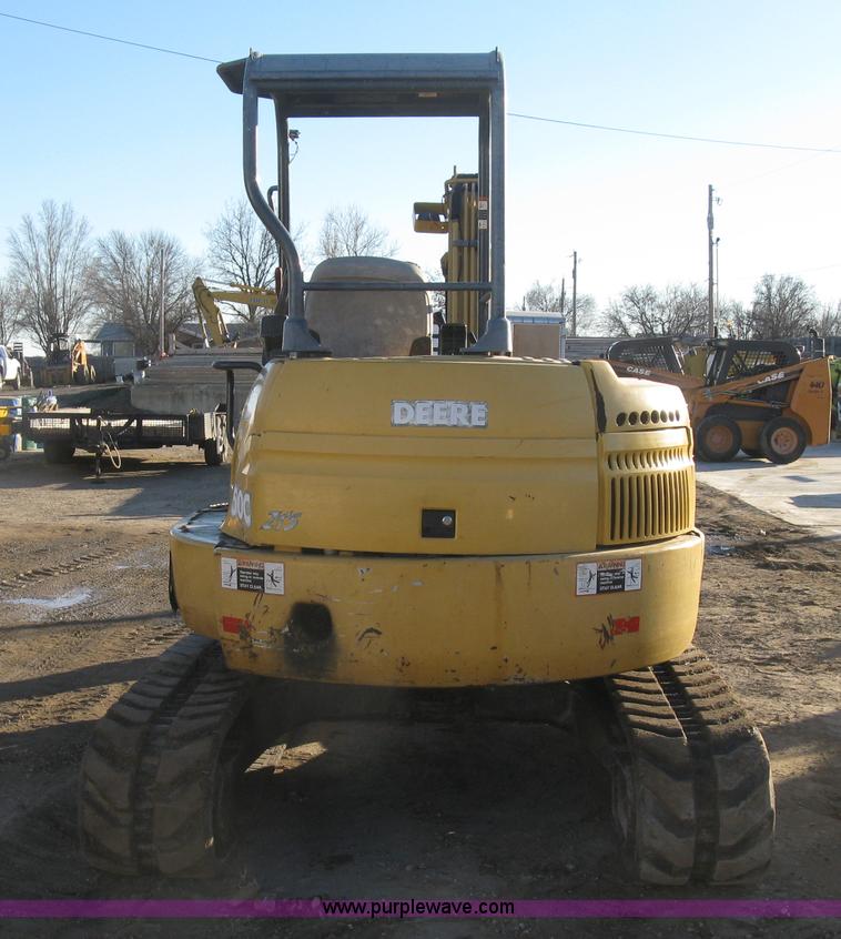 image for item J2938 2004 John Deere 50C ZTS compact excavator