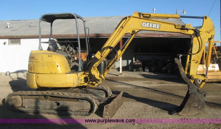 image for item J2938 2004 John Deere 50C ZTS compact excavator