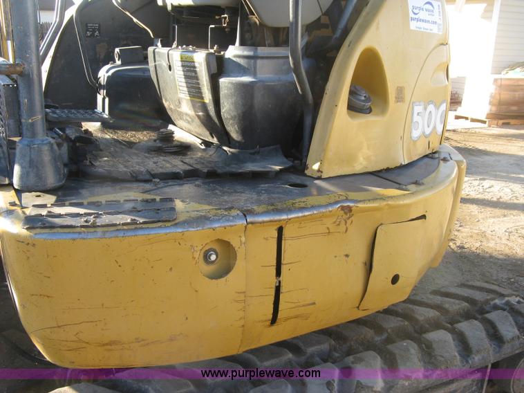 image for item J2938 2004 John Deere 50C ZTS compact excavator