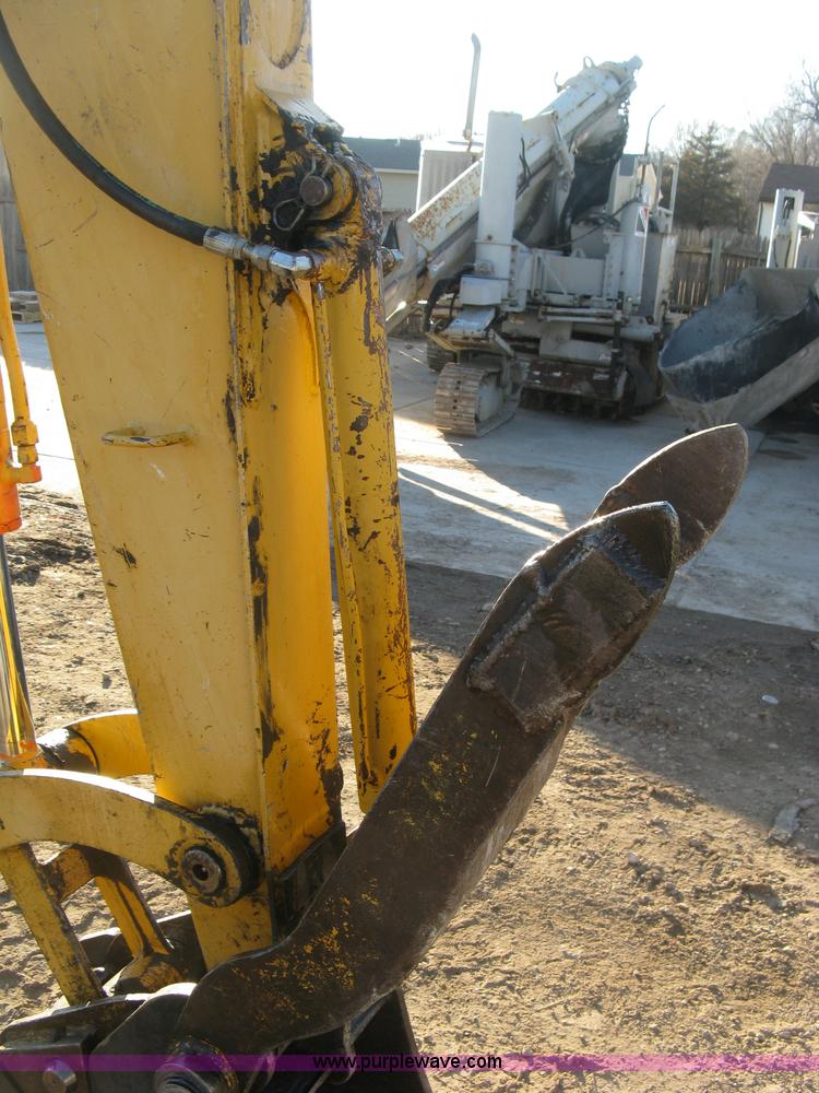 image for item J2938 2004 John Deere 50C ZTS compact excavator