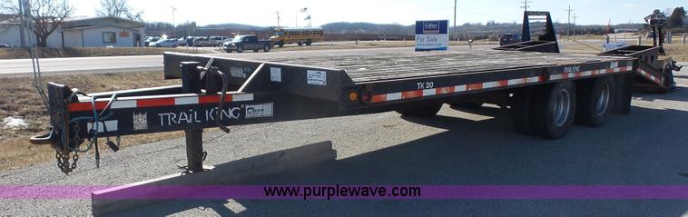 image for item J4517 1998 Trail King TK20-2400 equipment trailer