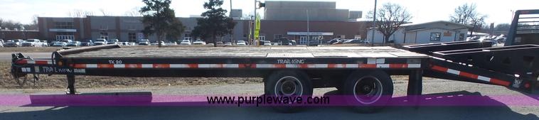 image for item J4517 1998 Trail King TK20-2400 equipment trailer