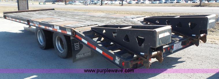image for item J4517 1998 Trail King TK20-2400 equipment trailer
