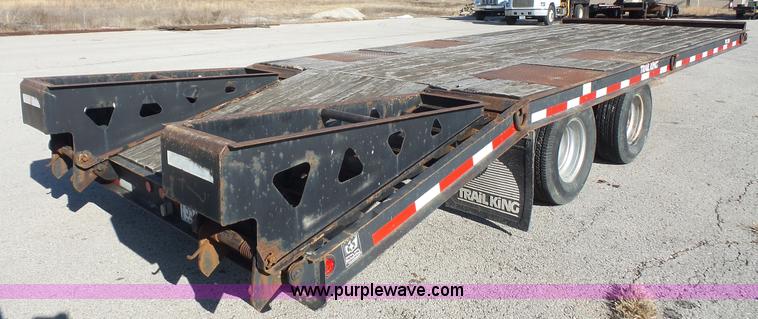 image for item J4517 1998 Trail King TK20-2400 equipment trailer
