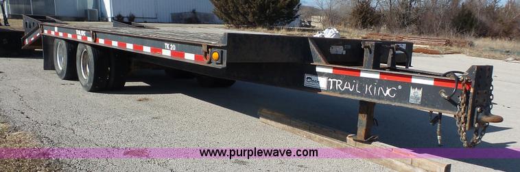 image for item J4517 1998 Trail King TK20-2400 equipment trailer