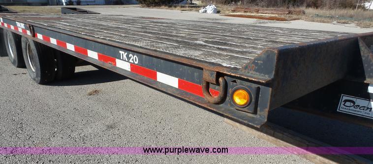 image for item J4517 1998 Trail King TK20-2400 equipment trailer