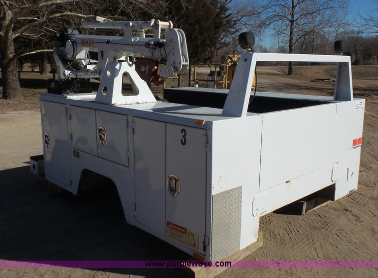 image for item J4650 Summit utility bed with crane