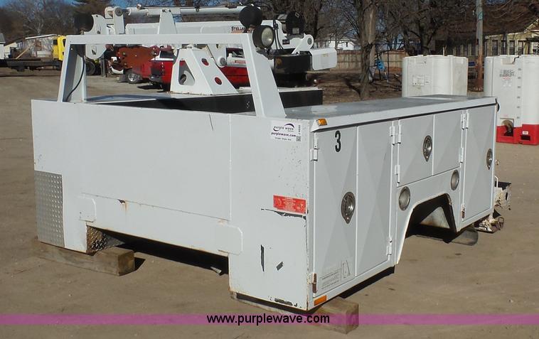 image for item J4650 Summit utility bed with crane