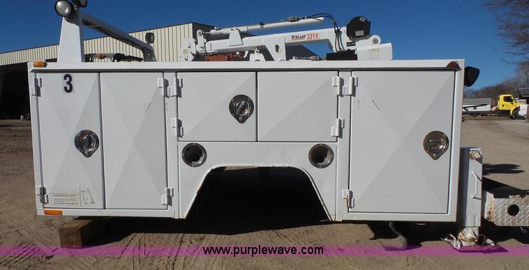 image for item J4650 Summit utility bed with crane