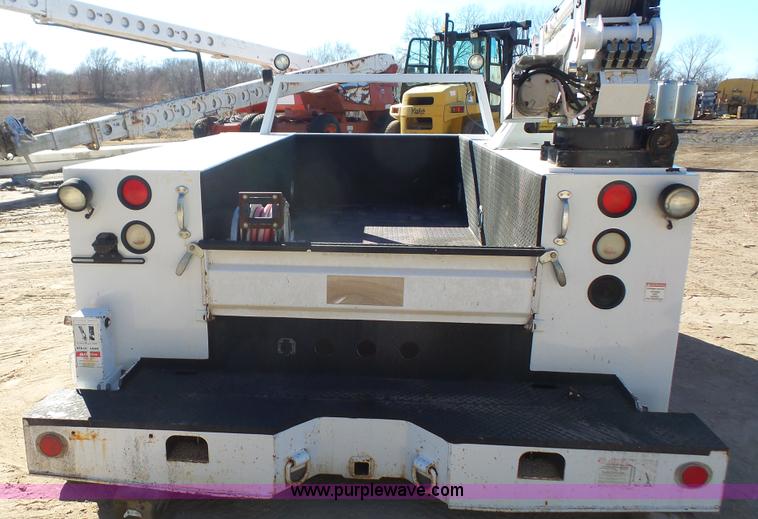 image for item J4650 Summit utility bed with crane