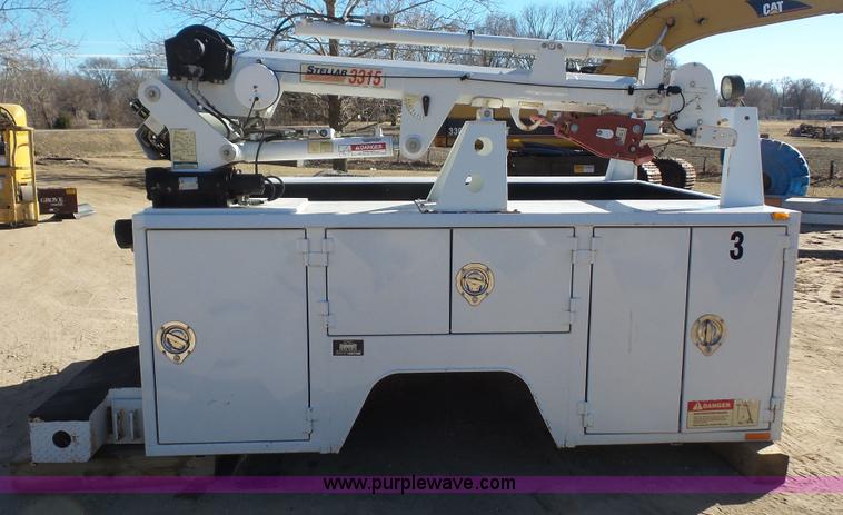 image for item J4650 Summit utility bed with crane