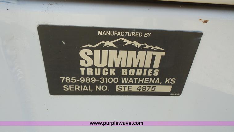 image for item J4650 Summit utility bed with crane