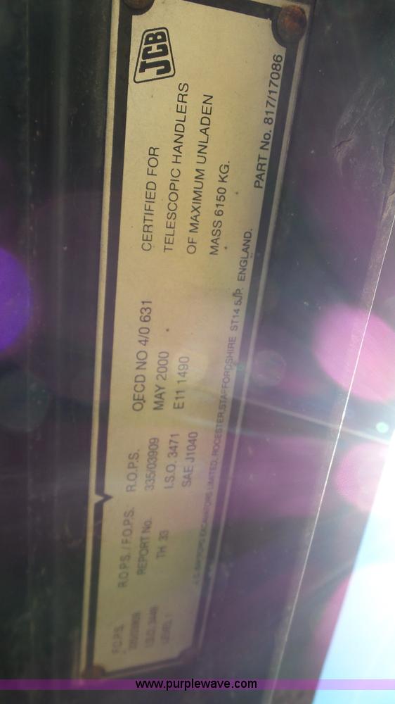 image for item J4654 2005 JCB 520 telehandler