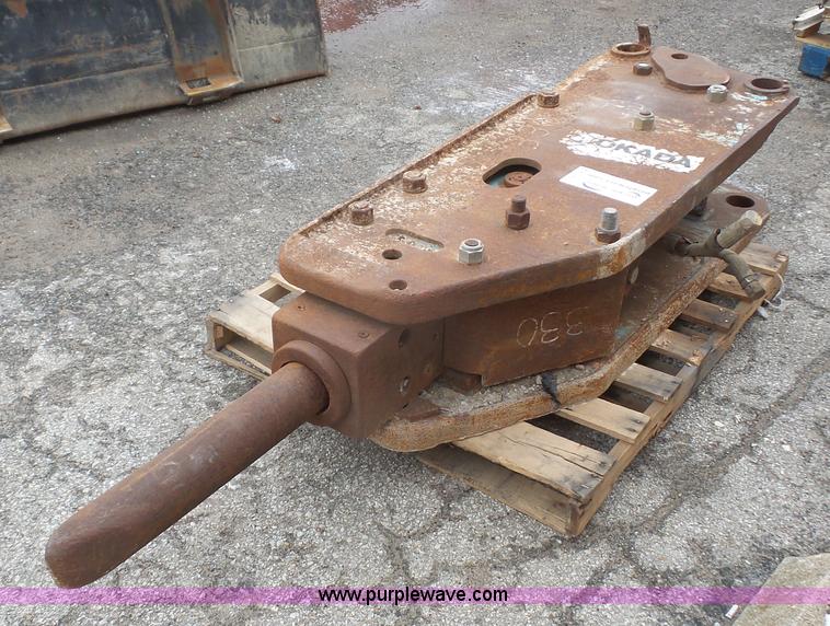image for item J4657 Okada OKB308 hydraulic breaker