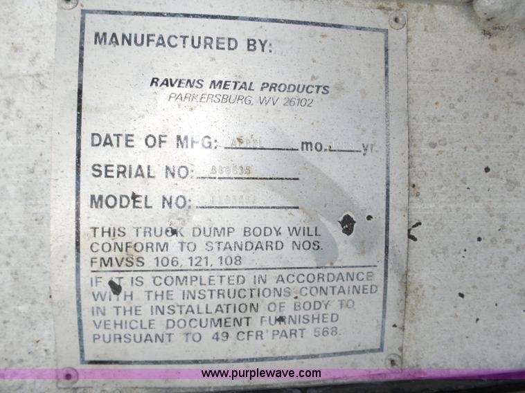 image for item J8805 1986 Mack RD688S dump truck