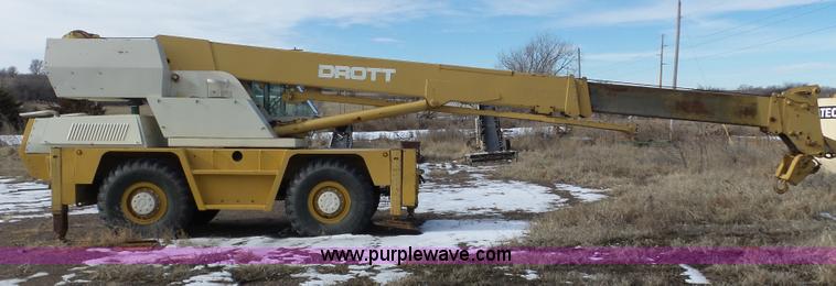 image for item J8811 Drott 1800CC rough terrain crane