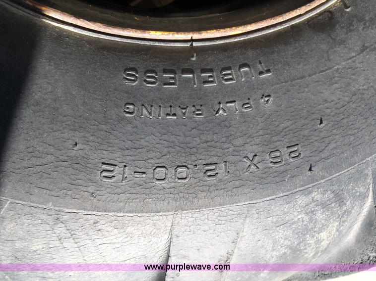 image for item K1264 (4) 26x12.00-12 tires