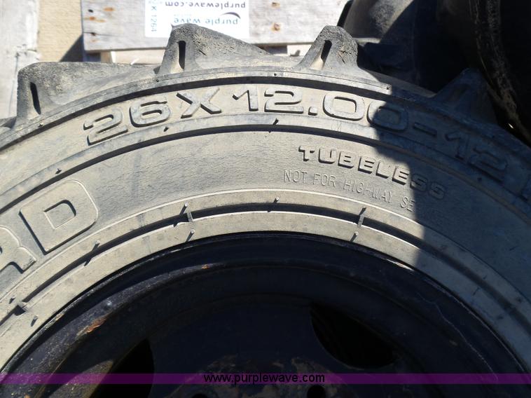 image for item K1264 (4) 26x12.00-12 tires