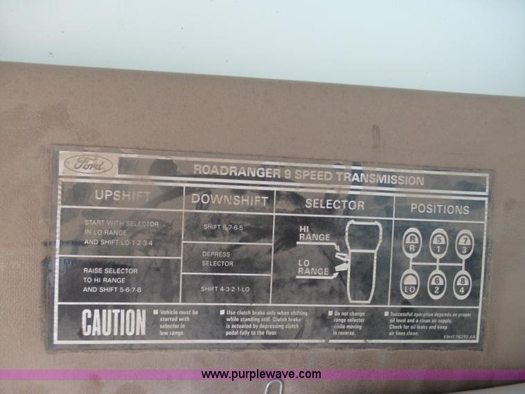 image for item K7641 1994 Ford LTA9000 AeroMax 106 semi truck