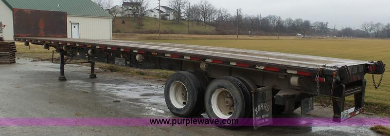 image for item K7666 1995 Transcraft LT2000 flatbed trailer