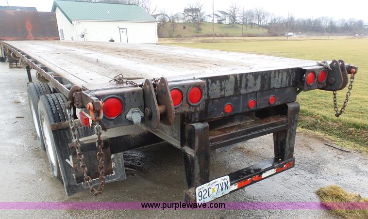 image for item K7666 1995 Transcraft LT2000 flatbed trailer