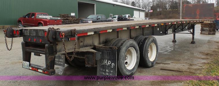 image for item K7666 1995 Transcraft LT2000 flatbed trailer