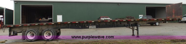 image for item K7666 1995 Transcraft LT2000 flatbed trailer