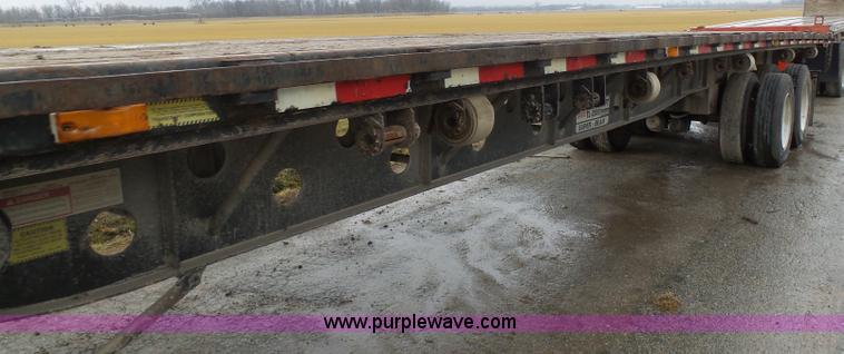image for item K7666 1995 Transcraft LT2000 flatbed trailer
