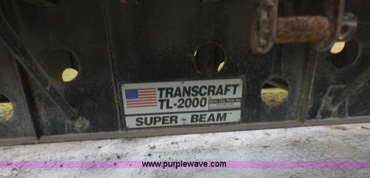 image for item K7666 1995 Transcraft LT2000 flatbed trailer