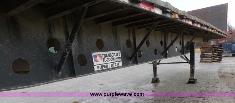 image for item K7666 1995 Transcraft LT2000 flatbed trailer