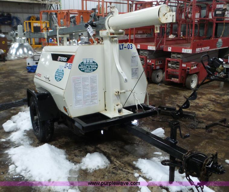 image for item L3920 2008 Terex AL4000 light tower