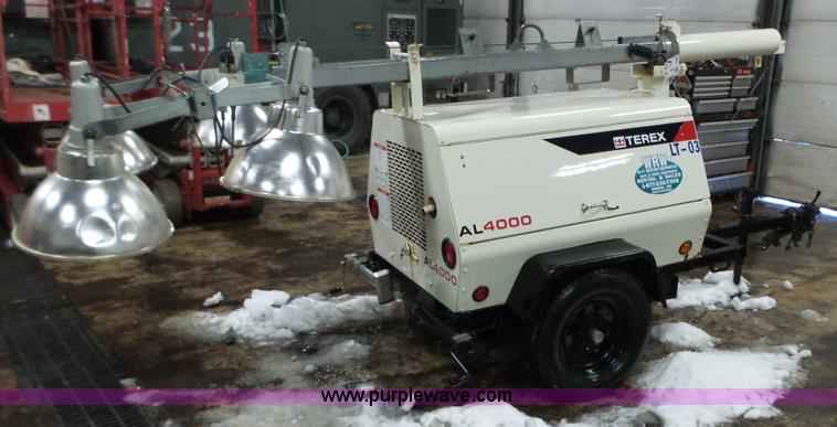 image for item L3920 2008 Terex AL4000 light tower