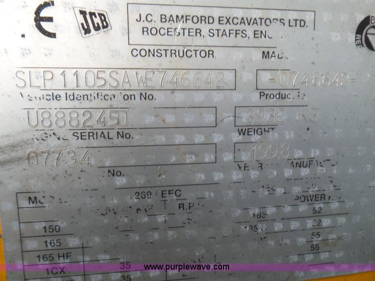 image for item L5390 1998 JCB 1105 skid steer