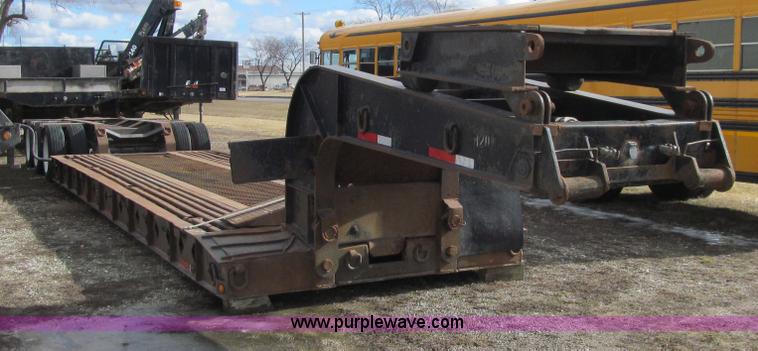 image for item L5521 Fontaine lowboy equipment trailer