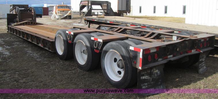 image for item L5521 Fontaine lowboy equipment trailer