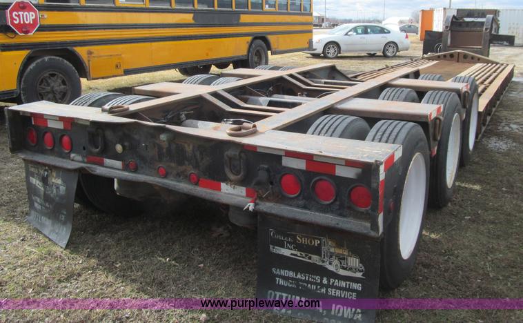 image for item L5521 Fontaine lowboy equipment trailer